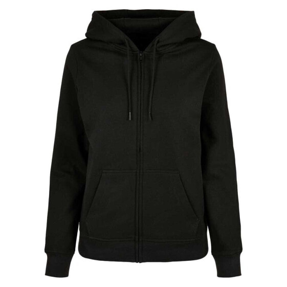 BUILD YOUR BRAND Basic full zip sweatshirt