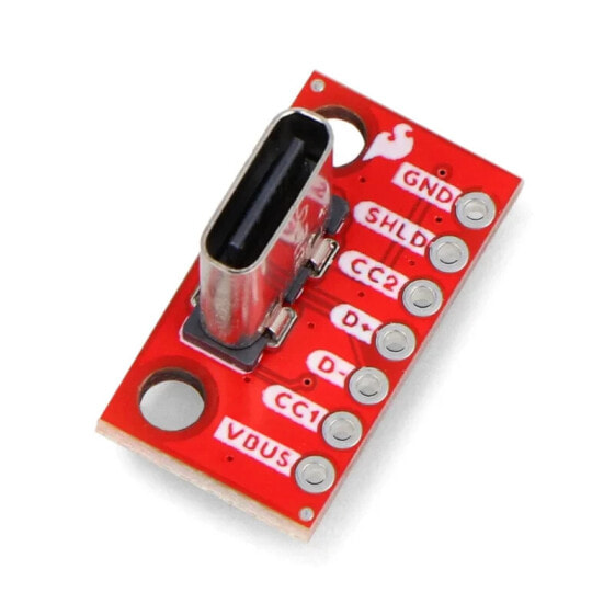 Module with USB type C connector - vertical connector - SparkFun BOB-23055