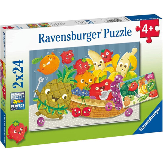 RAVENSBURGER Double Healthy Food 2x24 Pieces Puzzle