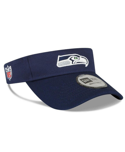 Men's College Navy Seattle Seahawks 2022 Sideline Adjustable Visor