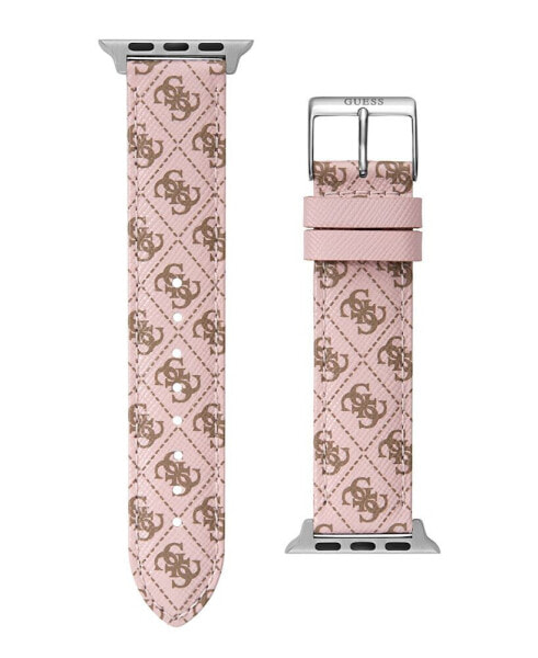 Часы Guess Pink Genuine Leather Apple Watch Strap 38mm 40mm