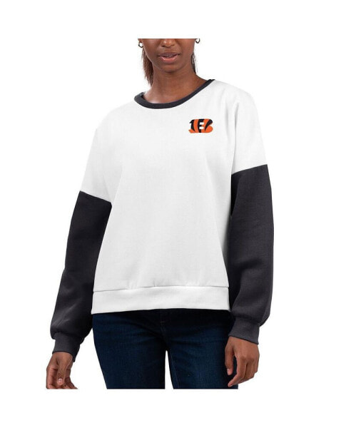 Women's White Cincinnati Bengals A-Game Pullover Sweatshirt