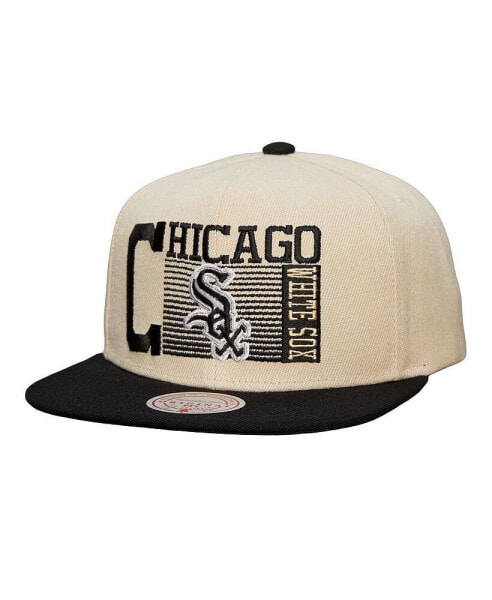 Men's Cream Chicago White Sox Cooperstown Collection Speed Zone Snapback Hat