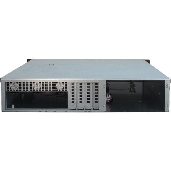 Inter-Tech 2U 2404L S-ATA - Rack - Server - Black - Grey - micro ATX - Mini-ITX - Steel - 2U