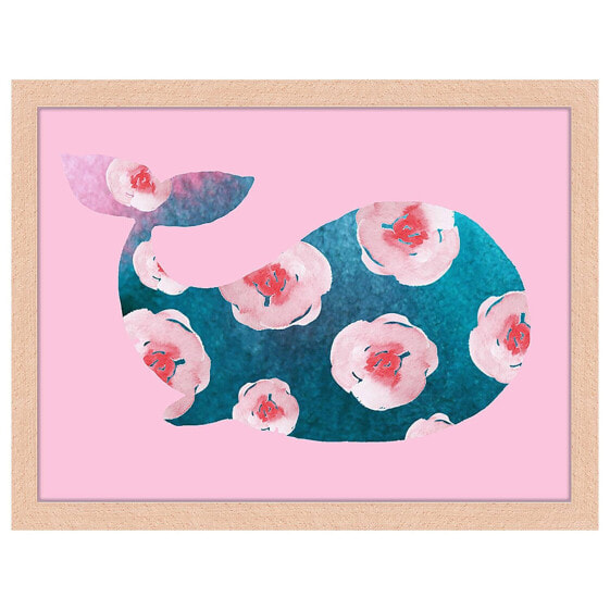 Настенный декор Milan Moon Розовый кит