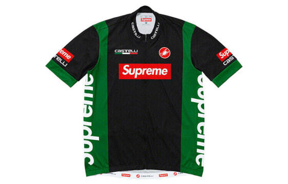 Supreme SS19 x Castelli Cycling Jersey 联名款 自行车骑行短袖T恤 男女同款 绿色 / Футболка Supreme SS19 x SUP-SS19-10393