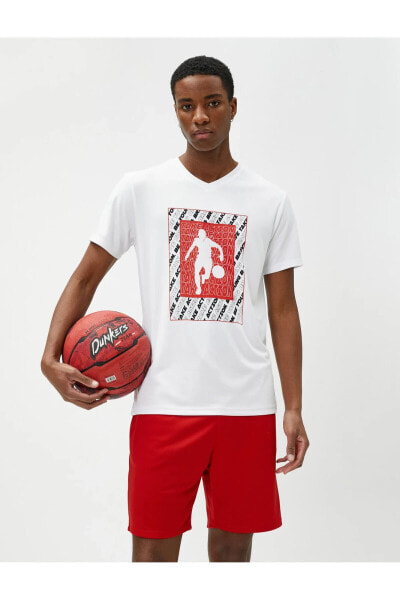 Футболка Koton Oversize Basketball Crew