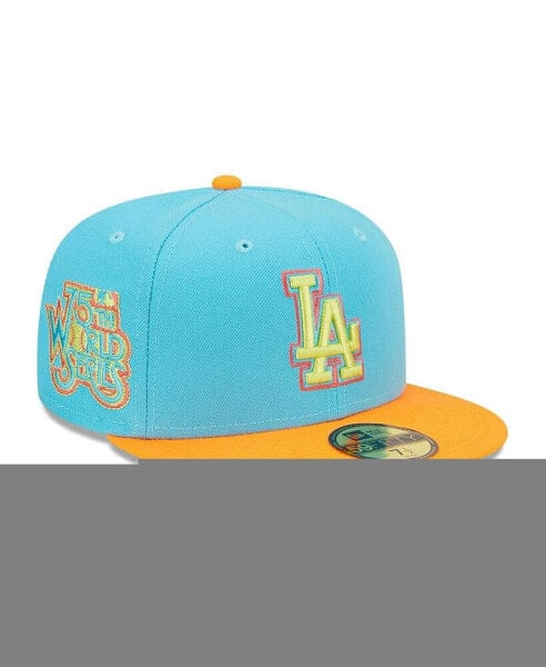 Men's Blue, Orange Los Angeles Dodgers 1978 World Series Vice Highlighter 59FIFTY Fitted Hat