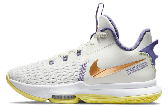 Кроссовки Nike Witness 5 Lebron EP "Lakers" баскетбольные мужские