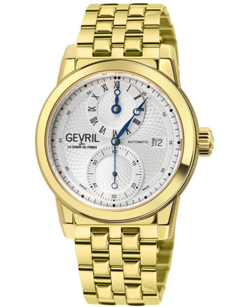 Часы Gevril Gramercy Gold-Tone Stainless Steel 39mm