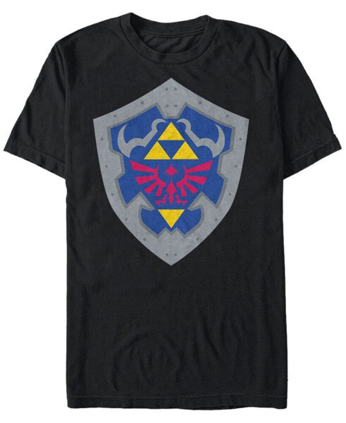 Nintendo Men's The Legend of Zelda Simple Shield Short Sleeve T-Shirt