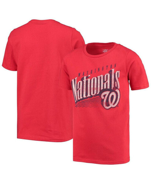 Big Boys Red Washington Nationals Winning Streak T-shirt