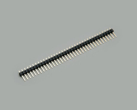 BKL Electronic 10120202 - 1 x 8-pin - Black,Metallic - Male - Straight - Copper,Polyester - Gold