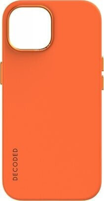 Decoded Decoded AntiMicrobial Silicone Backcover iPhone 15 Plus Apricot