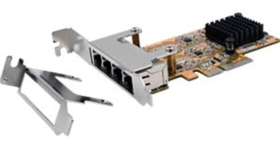 Exsys EX-6074-3 - Internal - Wired - PCI Express - Ethernet - 1000 Mbit/s - Grey