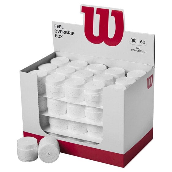 WILSON Pro Perforated Tennis Overgrip Box 60 Units