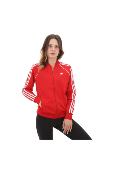 Спортивная куртка Adidas Sst Classic Tt женская красная
