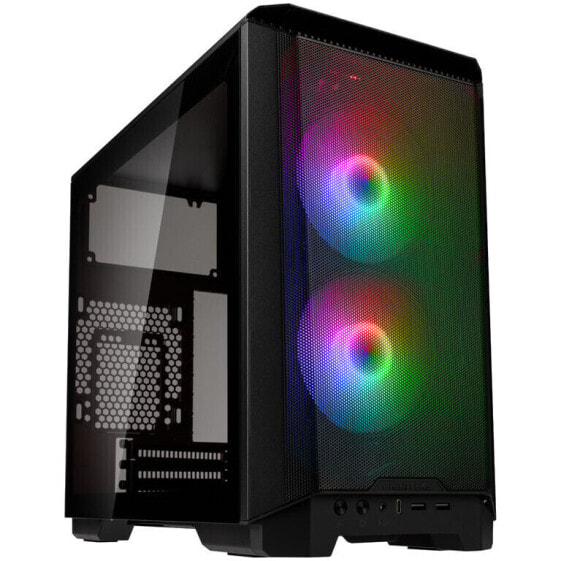 PHANTEKS Eclipse P200A ARGB Mini-ITX Gehäuse, Tempered Glass - schwarz