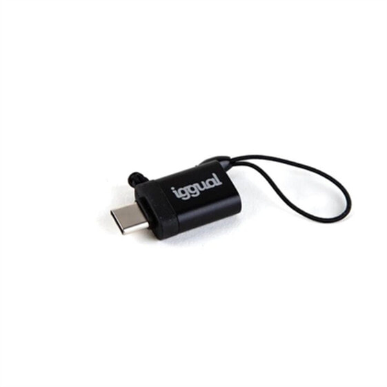 Адаптер USB C—USB iggual IGG318409 Чёрный