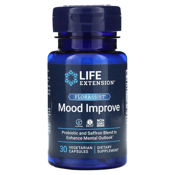 FLORASSIST Mood Improve, 30 Vegetarian Capsules