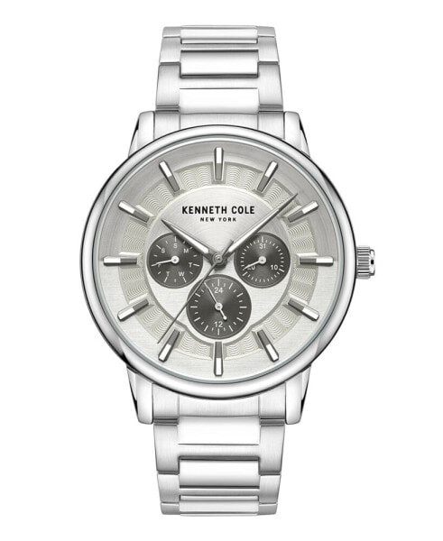 Часы Kenneth Cole New York Silver Tone 42mm