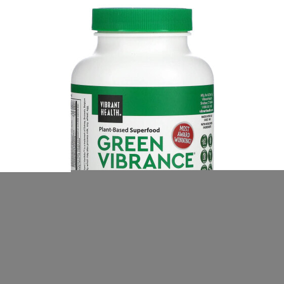 Травяные вегетарианские капсулы Vibrant Health Green Vibrance, Версия 19.1, 240 шт.