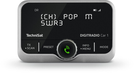 TechniSat Digitradio Car 1 - Car - Digital - DAB+,FM - 87.5 - 108 MHz - 174 - 240 MHz - 5.08 cm (2")