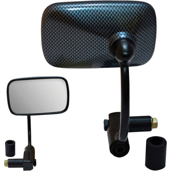 PARTS UNLIMITED 7/8´´ Carbon 17011 Rearview Mirror