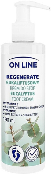 Regenerierende Fußcreme mit Eukalyptus