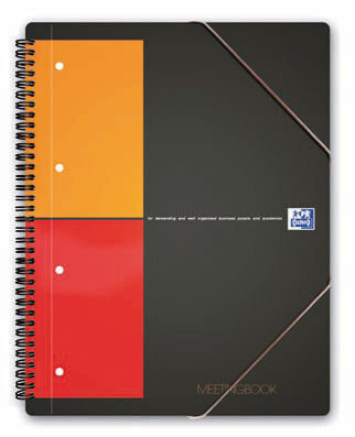 ELBA Organiser Book - 80 sheets - Black - A4 - Spiral binding - 245 mm - 310 mm