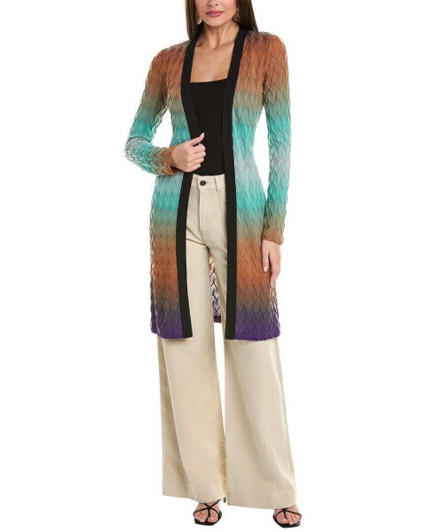 M Missoni Long Wool Cardigan Women's