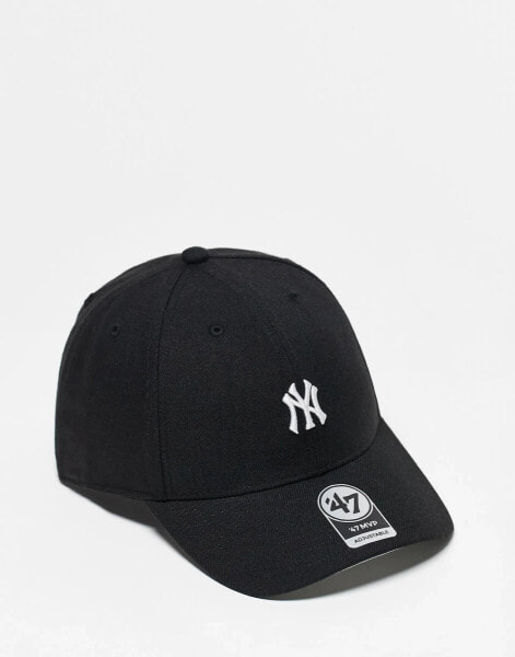 47 Brand New York Yankees mini logo cap in black