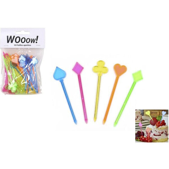 WOOOW! Set 50 Palillos Cocktail Plastic