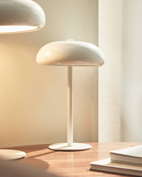 Small monochrome table lamp