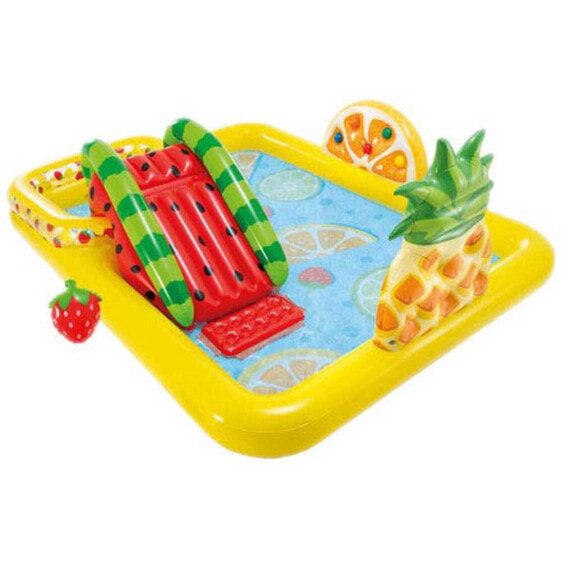 INTEX Fruits Play Centre With Slide And Sprinkler Pool
