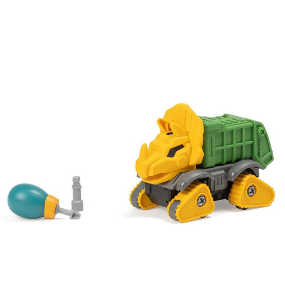 EUREKAKIDS Dinosaur dump truck construction set - green dino
