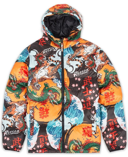 Men's Dragon Puffer Jacket