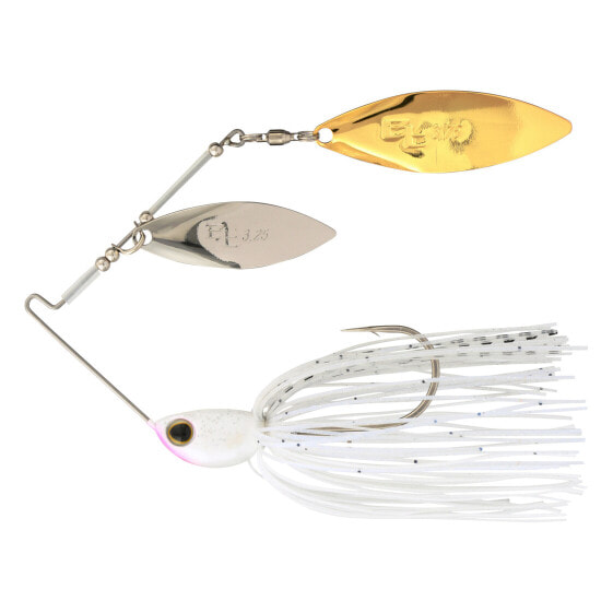 Shimano White SWAGY STRONG DW Spinnerbait (SWAGSDW38W) Fishing