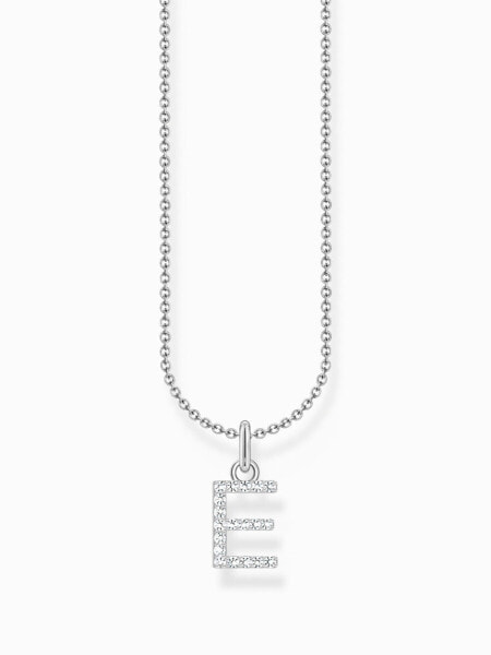 Thomas Sabo KE2244-051-14-L45V Silver necklace letter E