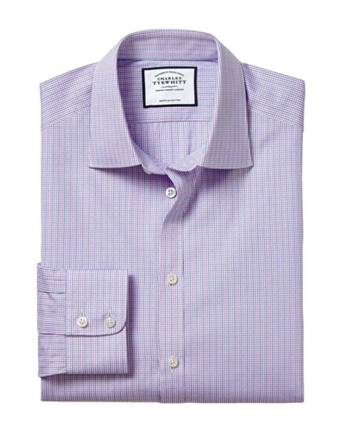 Charles Tyrwhitt Slim Fit Egyptian Poplin Gingham Check Shirt Men's