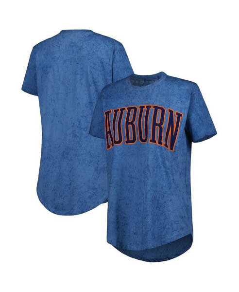 Women's Navy Auburn Tigers Southlawn Sun-Washed T-shirt