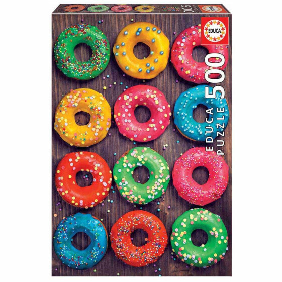Пазл деревянный Donuts De Colores EDUCA BORRAS 500 элементов