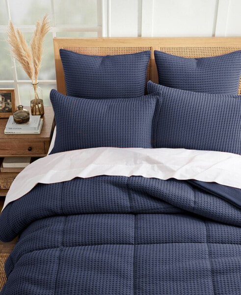 Levtex Mills Waffle Textured 2-Pc. Duvet Cover Set, Twin/Twin XL