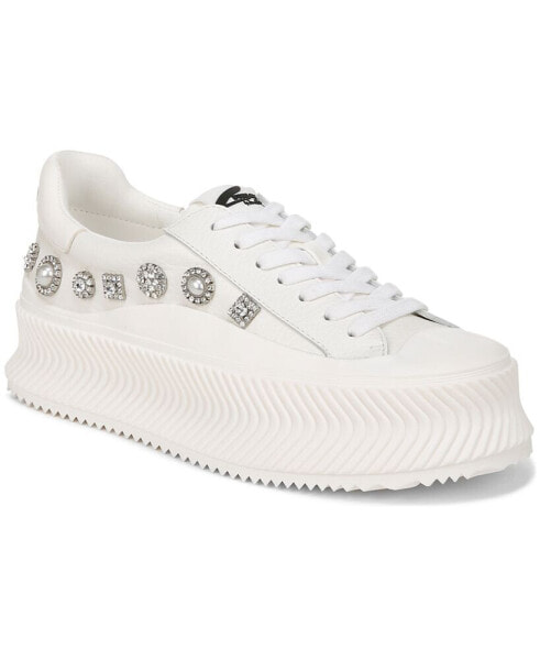 Women's Taelyn Embellished Lace-Up Platform Sneakers