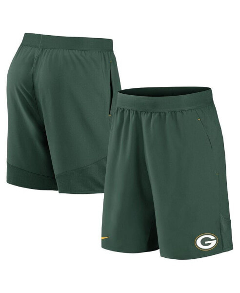 Men's Green Green Bay Packers Stretch Woven Shorts