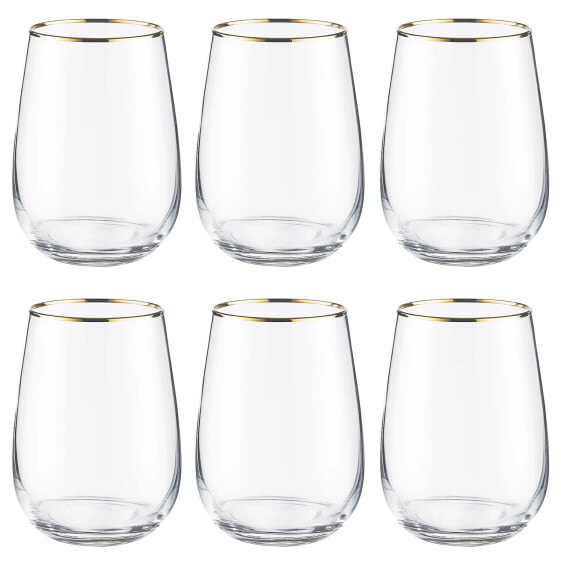 Glas-Set TOUCH OF GOLD II (6er-Set)