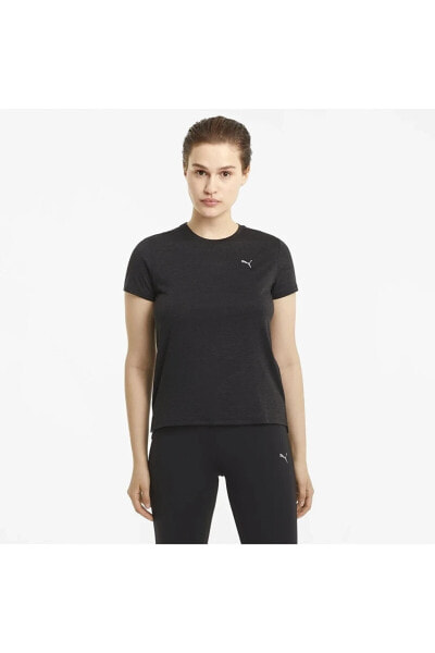 Run Favorıte Heather Ss Tee W Siyah Kadın T-shirt