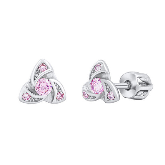 Серьги Silvego Pink Brilliance Zirconia