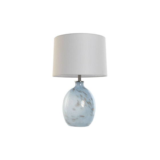 Настольная лампа Home ESPRIT Синий Белый Стеклянный 50 W 220 V 40 x 40 x 66 cm