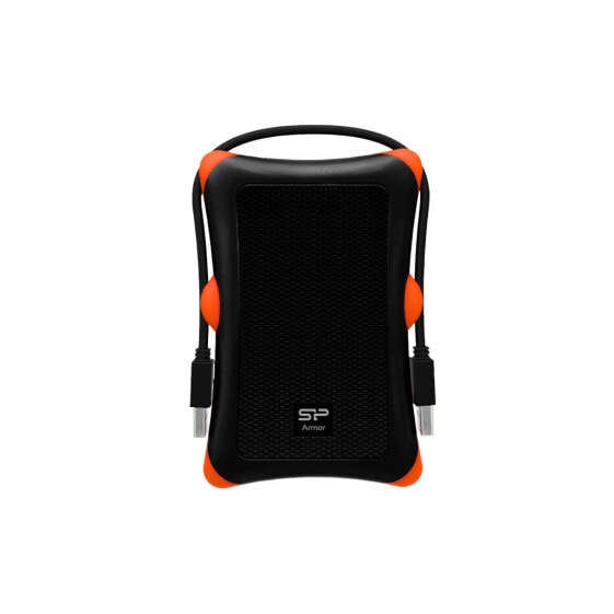 Silicon Power Armor A30 - Корпус для HDD/SSD - USB-подключение - Черный - Оранжевый